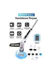 Resim Büro Ev Ofis Arabası Bakımı İçin Şarjlı Portatif Oto Temizleme Fırçası 