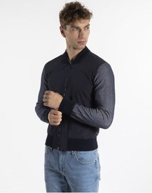 Resim Zegna Erkek Mont Zg96N048 Lacivert-Gri Lacivert - Gri 