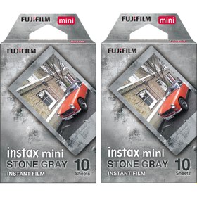 Resim Instax Mini Stone Gray 10X2 Film Seti 