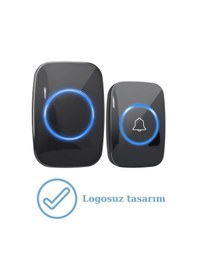 Resim Sonex Su Geçirmez Kablosuz Uzaktan Kumandalı Led Işıklı Kapı Zili 