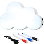 Resim Trendooze Homyl Yeniden Yazılabilir Gece Lambası Not Panosu Yılbaşı Beyaz Beyaz 