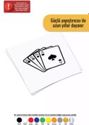 Resim Genel Markalar Kare As Sticker Oto Motor Laptop Duvar Folyo Sticker 15 X 13 Cm 
