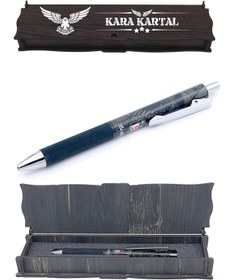 Resim Beşiktaş Orijinal Lisanslı Hybrit Kalem Özel Ahşap Kutulu 