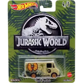 Resim DLB45 Hot Wheels Premium Jurassic World Combat Medic HCN92 