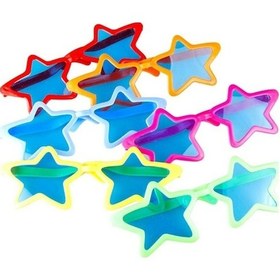 Resim RC Power Büyük Yıldız Parti Gözlüğü Karışık Renk 12 ADET 