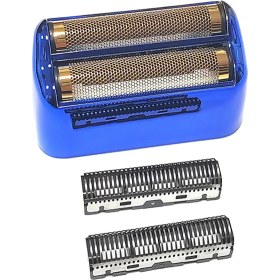 Resim Galaxxy Babyliss Pro FXRF2G Erkek Tıraş Makinesi Için Yedek Tıraş Makinesi Folyosu Çift Folyo Başlığı Net Mavi (Yurt Dışından) 