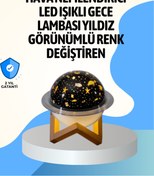 Resim AyrStore Projektör ışıklı ve aromaterapi destekli taşınabilir nemlendirici cihaz USB bağlantılı 