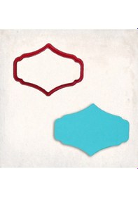 Resim Plaka Çerçeve 5 Kurabiye Kalıbı Şekillendirici Kopat KIrmızı 