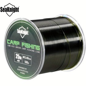 Resim SeaKnight Süper Güçlü Sazan Balıkçılık İpi 0.26mm-0.40mm 4.54-11.34kg Monofilament Naylon, 500m/547Yds Koyu Yeşil Düşük Görünümlü, Tatlı ve Tuzlu Su Sazanı Avı için Çeşitli Dayanıklılıklar Mevcut 