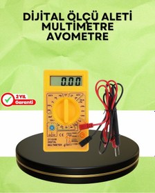 Resim Techmrt Profesyonel Dijital Multimetre Volt Amper Direnç Ölçümü 
