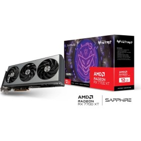 Resim Sapphire RX 7700 XT Nitro+ Gaming Oc Amd 12GB GDDR6 Ekran Kartı 11335-02-20G 