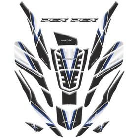 Resim GOGOPREMİUM HONDA PCX 2021 - 2023 UYUMLU TANK PAD SET 010 