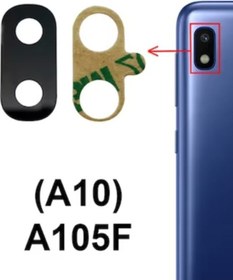 Resim Samsung A10 (SM-A105) Uyumlu Kamera Camı Kamera Lensi 