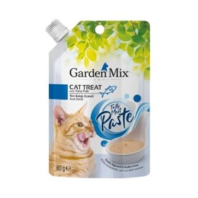 Resim Garden Mix Ton Balık Ezme Sıvı Kedi Ödül Maması 1 Adet 80 Gr 