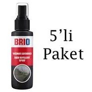 Resim Brio Yağmur Kaydırıcı Sprey 250 Ml 5'li Paket 
