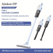 Resim Elde taşınabilir çok fonksiyonlu elektrikli süpürge, 5'li set, 7'li set, USB şarjlı kablosuz kullanım, 7000pa güçlü emiş gücü, 2000mAh çift pil, araba temizleme süpürgesi, ev tipi elektrikli süpürge, endüstriyel elektrikli süpürge 