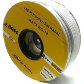 Resim BAFF GERMANY RG10 Anten Kablosu Gold Serisi L Tipi 90 Derece - 1 m 