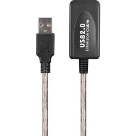 Resim S/link SL-UE140 Şeffaf USB 2.0 Uzatma Kablosu 20MT 