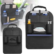 Resim Ankaflex Araç Içi Oto Koltuk Arkası Organizer Koltuk Arkası Eşya Düzenleyici Portatif Telefon Tablet Tutucu 