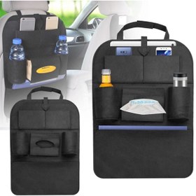 Resim Ankaflex Araç Içi Oto Koltuk Arkası Organizer Koltuk Arkası Eşya Düzenleyici Portatif Telefon Tablet Tutucu 