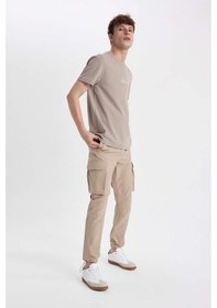 Resim Defacto Jogger Taktik Pantolon Kargo Cepli B3585AX23AUBG185 Bej 