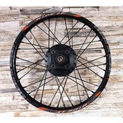 Resim Ride İt Jant Komple Siyah Arka Jant Yüksek Göbek 1.20 X 19 '- 