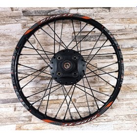 Resim Ride İt Jant Komple Siyah Arka Jant Yüksek Göbek 1.20 X 19 '- 