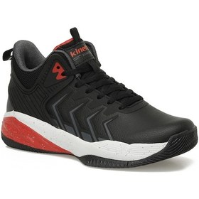 Resim Kinetix Harger Pu 5pr Siyah Unisex Basketbol Ayakkabısı Siyah-kırmızı 