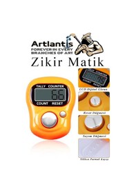 Resim Zikir Matik 3 Adet Hediyelik Dua Tespihat Sayacı Tesbih Pilli Lcd Ekranlı Parmak Yüzük Zikir Matik 