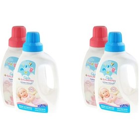 Resim Saubern Hipoalerjenik Sıvı Bebek Çamaşır Deterjanı 2 x 750 ML + Hipoalerjenij Çamaşır Yumuşatıcı 2 x 750 ML 