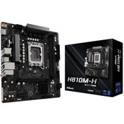 Resim Asrock H810m-h 6400mhz Ddr5 Soket 1851 M.2 Usb 3.2 Hdmı Matx Anakart 