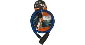 Resim Knitex KTX-100 Bisiklet Kilidi 12MMX80CM - Mavi-61 