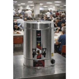 Resim Sepetopia Armağan 250 Bardak Çay Otomatı Elektrikli Semaver Çay Makinesi Çift Musluk 2500W (5517) 