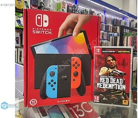 Resim Nintendo Switch Oled SIFIR - Red Dead Redemption -ÜCRETSİZ KURYE 