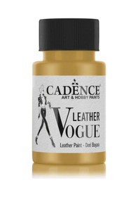 Resim Leather Vogue Deri Boyası Metalik Lvm-04 Altın 50 Ml 