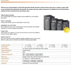 Resim Delta Vfd2a7me43afnaa ,me300-0.75kw/380v Ac Motor Sürücü 