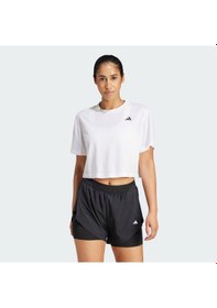 Resim Adidas Tr-es Boxy Workout Kadın T-shirt Jc9556 Beyaz 