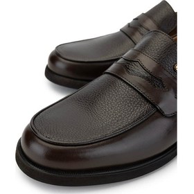 Resim Tamer Tanca Erkek Hakiki Deri Kahverengi Loafer Ayakkabı 537 3515 Erk Ayk Sk24-25 Kahve Bfl/gyk Kahverengi 