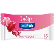 Resim Deep Fresh Lale Islak Mendil 15'li 