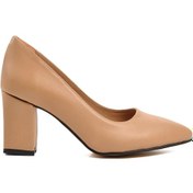 Resim Bej Kadın Topuklu Ayakkabı Ays23115 Z Bej 