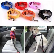 Resim Araba Köpek Emniyet Kemeri Oto Evcil Hayvan Araç Tasması Kemeri (499190369) 