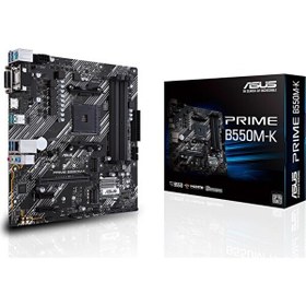 Resim Asus Prime B550M-K AMD B550 4400 MHz DDR4 AM4 mATX Anakart 