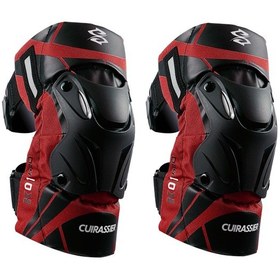 Resim Eternal Luck Geceleri Yansıtıcı Güvenlik Sürüş Donanımlı Dizlik Kırmızı - Siyah 