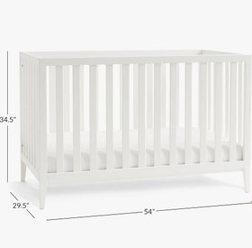 Resim Camden Dönüştürülebilir Beşik, Modern & Güvenli Bebek Beşiği 