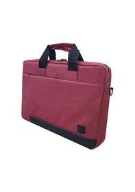 Resim Gbmotion 3 Bölmeli Evrak Laptop El Omuz Çantası 17,3 İnç Bordo 
