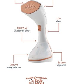 Resim Grundig Dikey Buharlı Kırışık Giderici Ütü - HEDİYELİ 