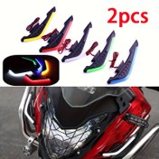 Resim 2 adet Motorlu Araba Spor Araba Ön Kanatları, 12V LED Işıklarla, Değiştirme İçin Tasarlanmış. Elektrikli Araçlar İçin Hafif Rüzgar Bıçağı ile Birlikte Gelir, Kruvazörler ve Tramvaylar İçin İdeal Bir Seçenektir. Evrensel Pnevmatik Anti-Fan ve Şık Tasarım Yükseltme Kiti, Pil Olmadan 