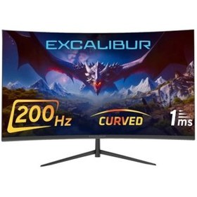Resim Casper Excalibur M.E238FHD-G 23.8" 200HZ 1MS 300NIT (HDMI+Display Port) Curved Freesync + G-Sync FHD Monitör Siyah 