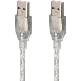 Resim Powermaster 3 Metre Usb Erkek-erkek Kablo Şeffaf 