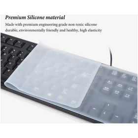 Resim Bilgisayar Pc Klavye Silikon Koruyucu - 45*14Cm 